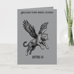Legendernas Leopard Sitri Stiger Upp Kort
