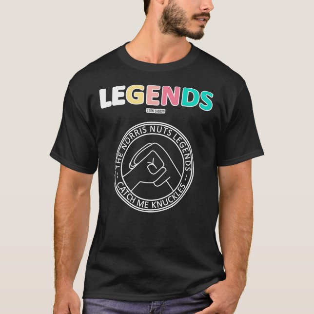 Legends Norris Nöt - Catch Me Knuckles Classic T- T Shirt (Framsida)