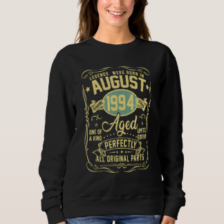 Legends Were Born In August 1994 28th Birthday T Shirt