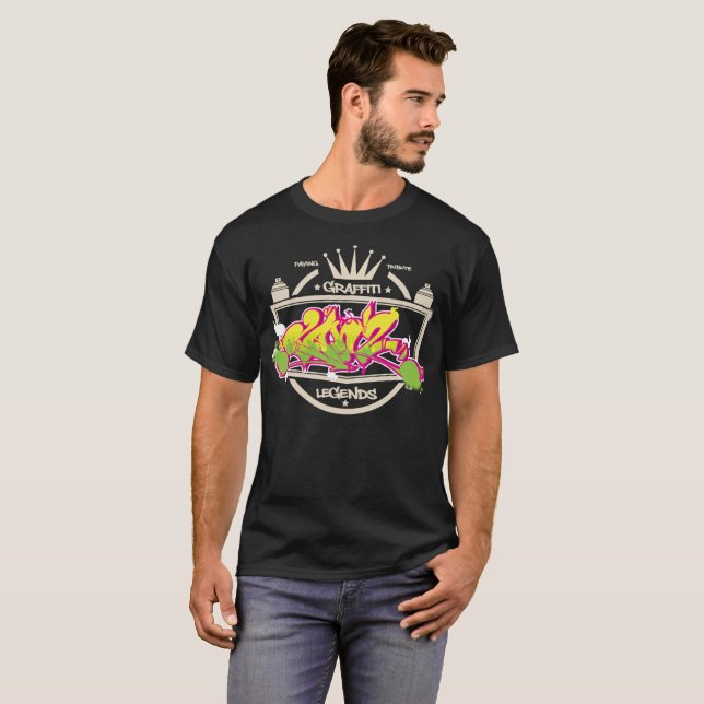 Legendtribute för grafitti Can2 T-shirt (Hel framsida)