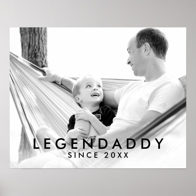 Legenpappa för Legendary Pappor minimalist Photo Poster (Framsidan)