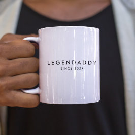Legenpappa sedan Legendary Pappor minimalist Kaffemugg