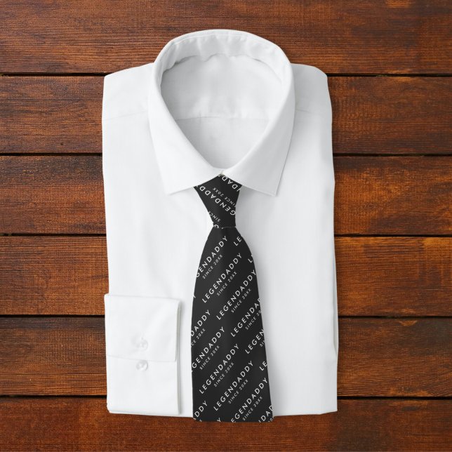 Legenpappa sedan Legendary Pappor minimalist Slips (gift for legendary dads - tie legendaddy)