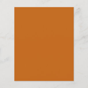 Legering orange (enfärgad) flygblad