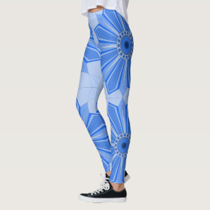 Legeringar med coola blue art leggings