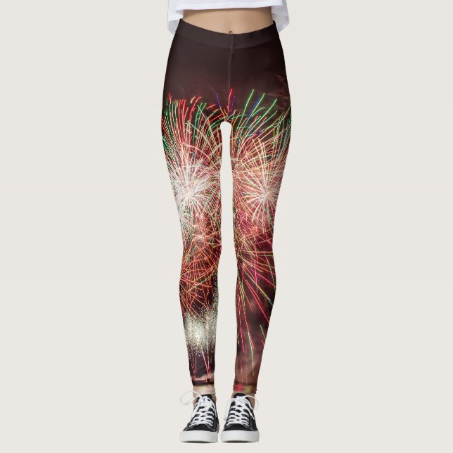 legeringar med FIREWORKS OCH MONOGRAM Leggings (Framsida)