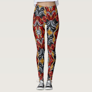 Legeringar med Tyskland Färg-utformning Leggings