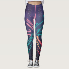 Legeringar som övertrycks leggings