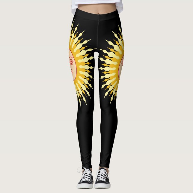 Legeringar som övertrycks leggings (Framsida)