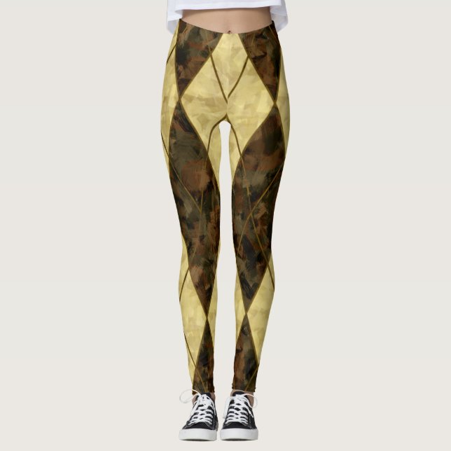 Legeringar som övertrycks leggings (Framsida)