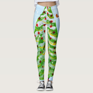 Leggage av julgran leggings