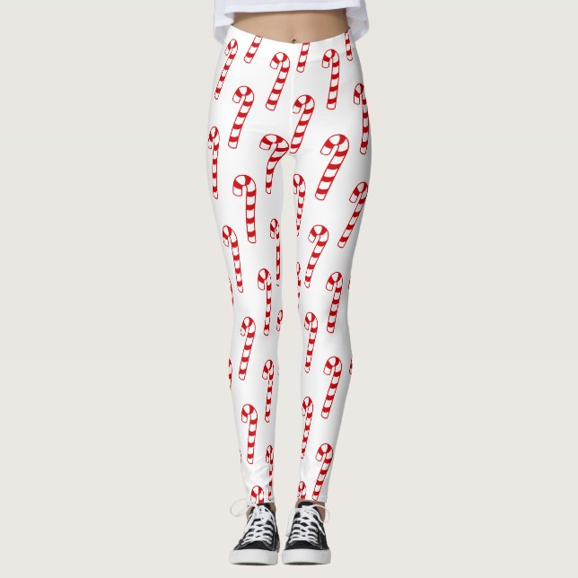 Leggage - Polkagrisar Leggings (Framsida)