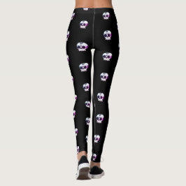 Leggering av ANPASSADE av socker SKULL Leggings