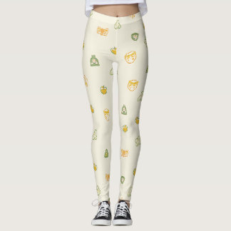 Leggering av bilder från djurgrupp leggings
