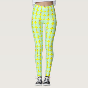 Leggering av Chicken Cute Påsk Leggings