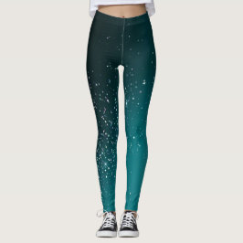 Leggering av holografiska Glitter Leggings