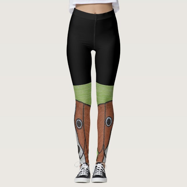 Leggering av kute Beagle Leggings (Framsida)