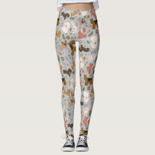 Leggering av kute Hund Mönster Leggings