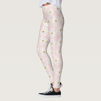 Leggering av Mönster i Cute Retro Daisy Leggings