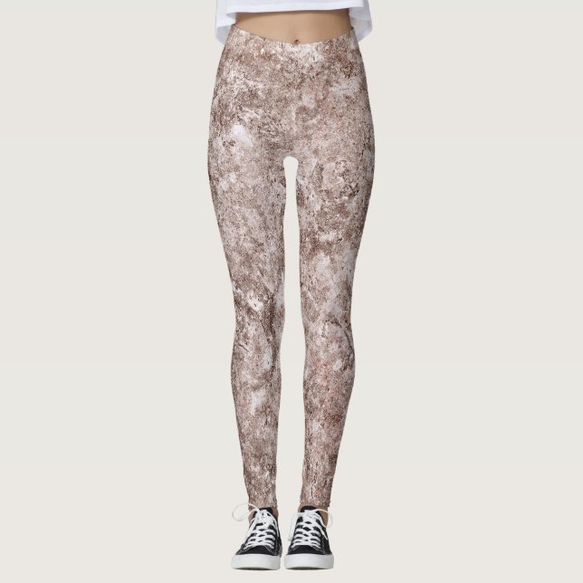 Leggering av natursten Stone Mönster Leggings (Framsida)