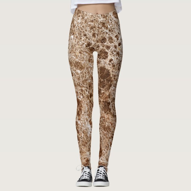 Leggering av natursten Stone Mönster Leggings (Framsida)