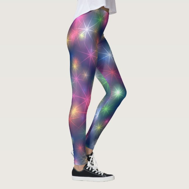 Leggeringar/färgstarka stjärnor leggings (Höger)