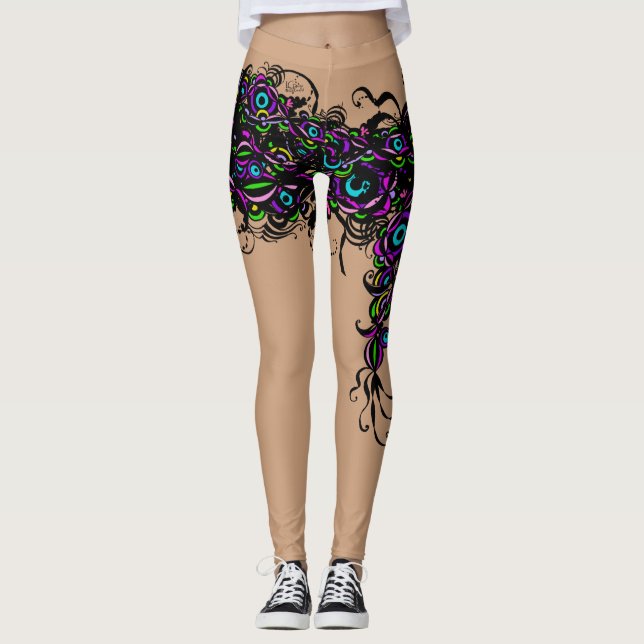 Leggeringar för kroppsfärg leggings (Framsida)
