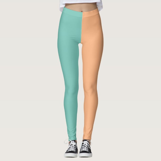 Leggeringar med dubbel pastel Mode Leggings (Framsida)