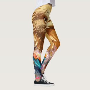 Leggeringar med vismisk ålageldesign för flickor leggings