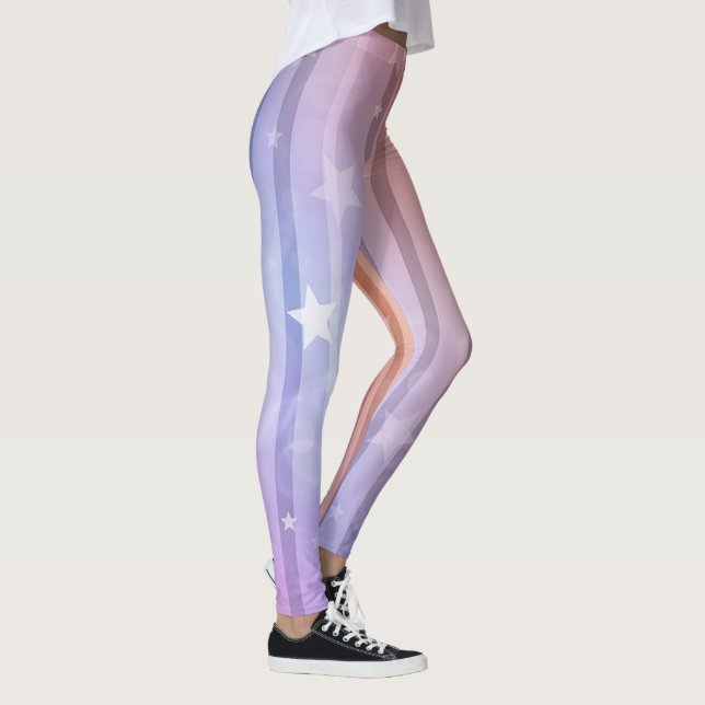 Leggeringar/Stars och stripes Leggings (Höger)