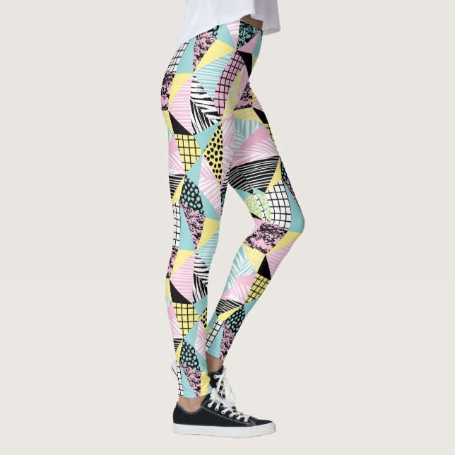 Leggerna abstrakt Mönster Leggings (Höger)