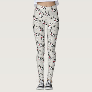 Leggerna Cute Hundar Mönster Leggings