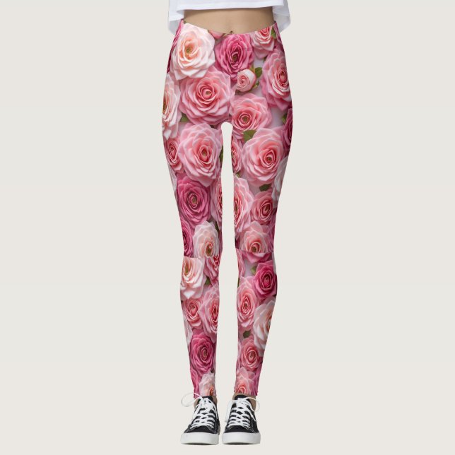 Leggerna ro mönster leggings (Framsida)