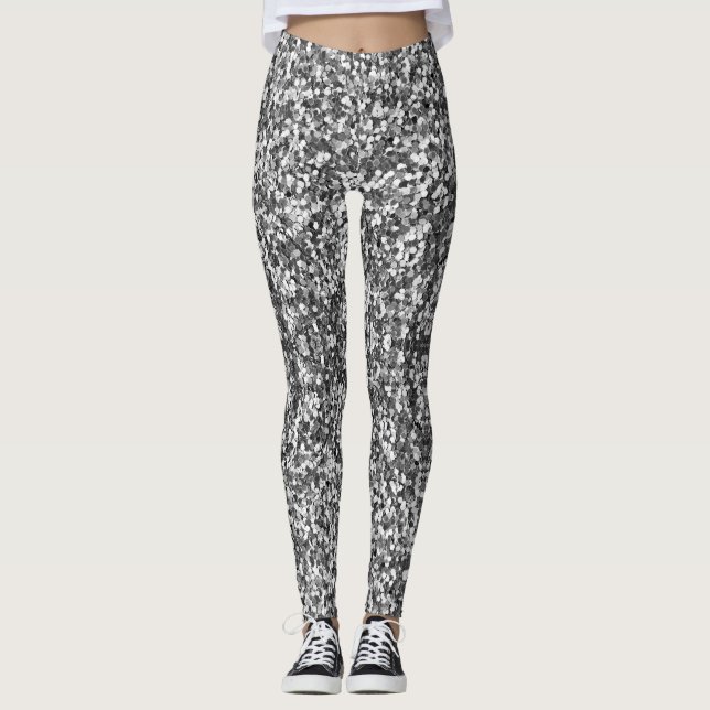Leggerna snyggt glitter leggings (Framsida)