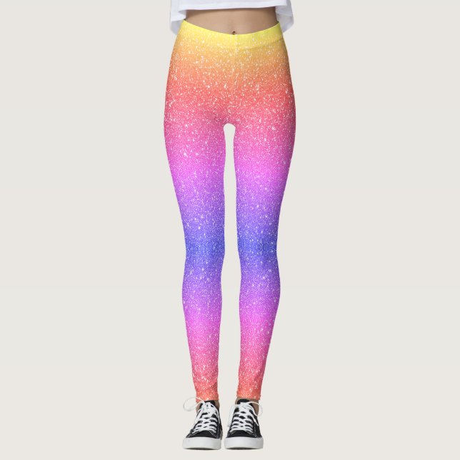 Leggerna snyggt glitter leggings (Framsida)