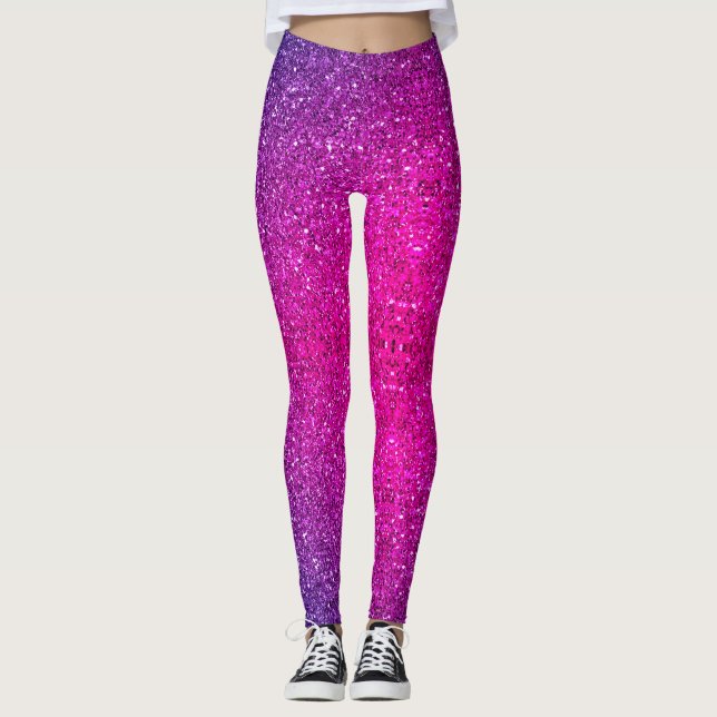 Leggerna snyggt glitter leggings (Framsida)
