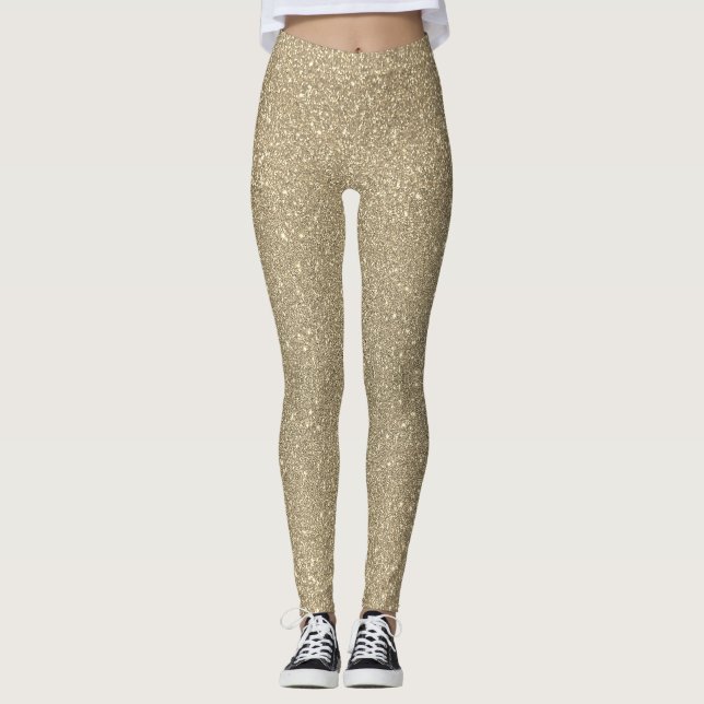 Leggerna snyggt glitter leggings (Framsida)