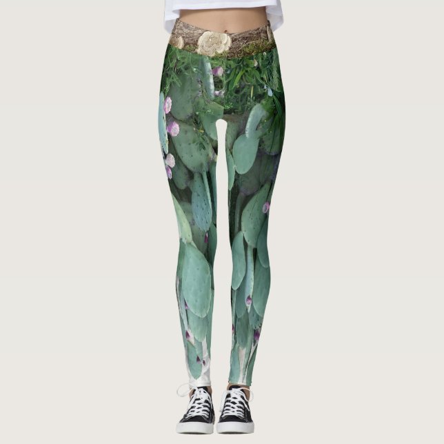 legging cactus green (Framsida)