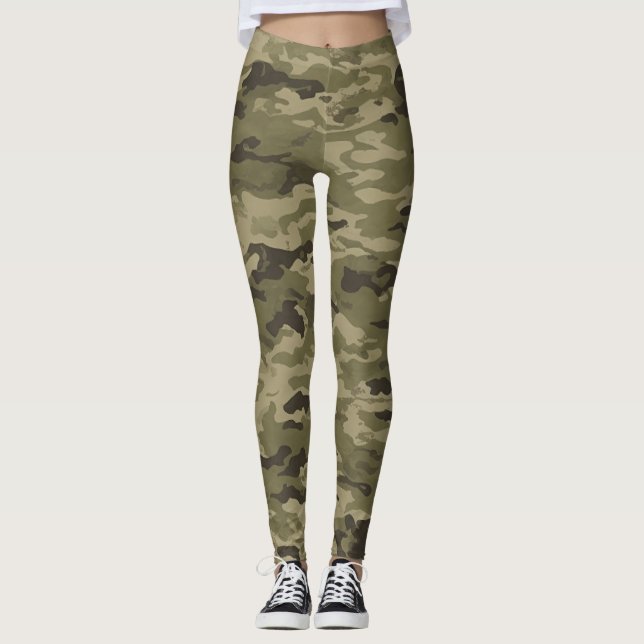 Legging Camo Clásico - Estilo Táctico y Deportivo (Framsida)