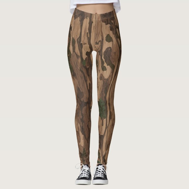Legging Camo Madera - Diseño y Estilo Único (Framsida)