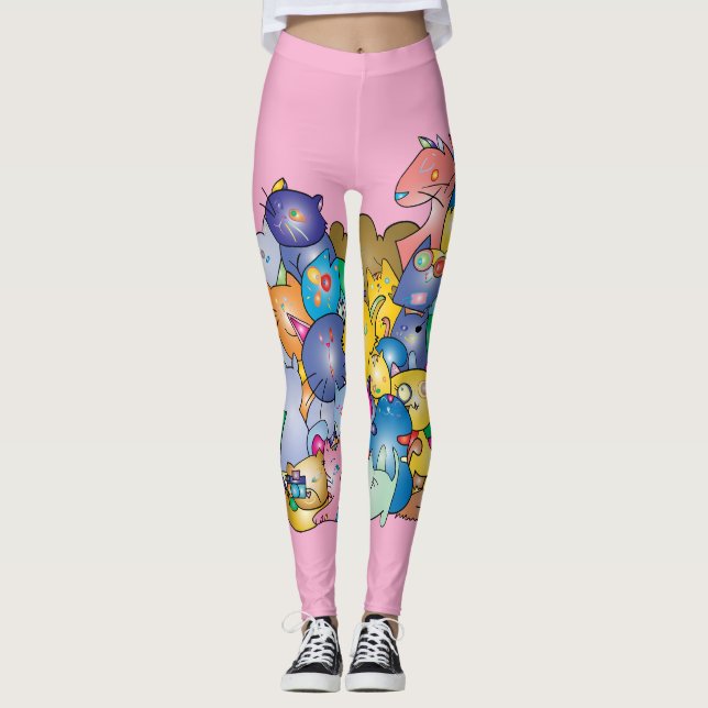 Legging Gatos 3 (Framsida)