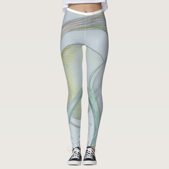 Legging: Into Natures Palm Leggings (Framsida)