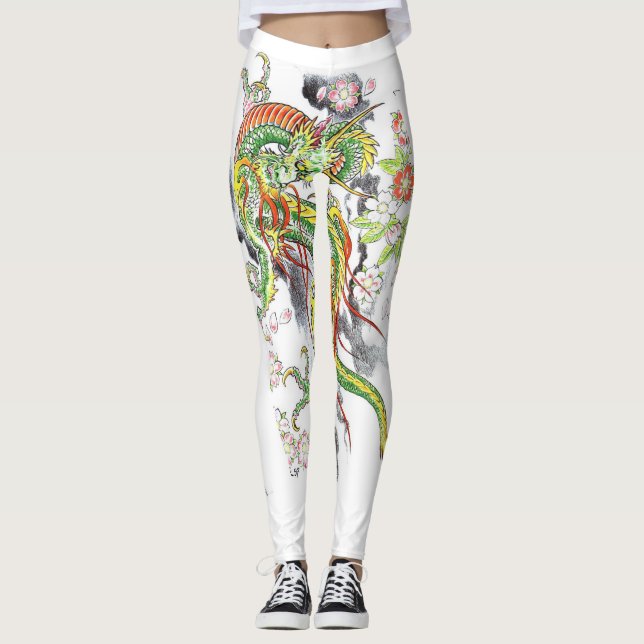 legging motif dragon chinois (Framsida)
