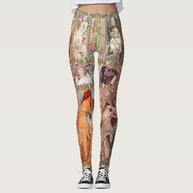Legging Mucha art (Framsida)