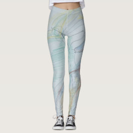 Legging: print Swans Leggings