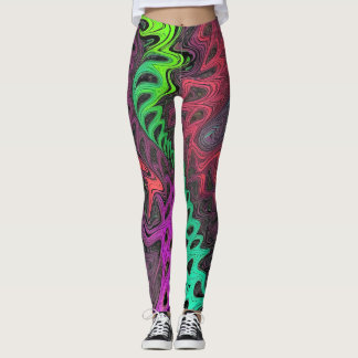 Legging Psicodélico - Diseño Vibrante y Creativo