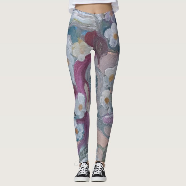 Legging: Spring Blossom Leggings (Framsida)