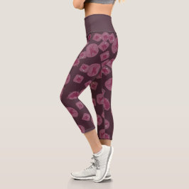 Legging Taille Haute Féerique Bordeau