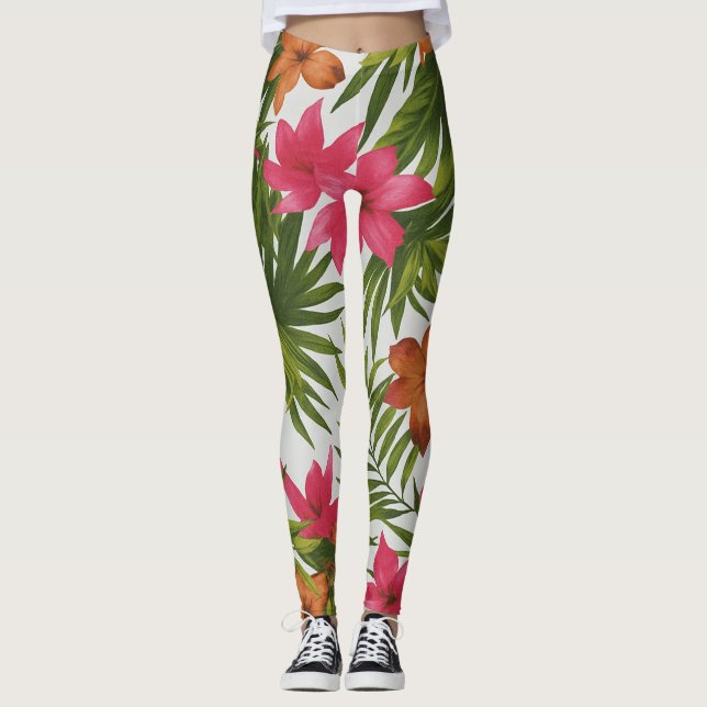 Legging Tropical Vibrante design  (Framsida)
