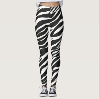 Legging Zebra, animaliskt benmjöl för kvinnor